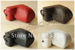 Brand New Ever Ready Imitation Leather Camera Case Bag for Sony NEX-3 NEX-3C NEX3C four colors, Free shipping!(China (Mainland))