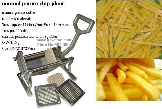 stainless potato cutter,manual potato chip cutter,manual fruit cutter(China (Mainland))