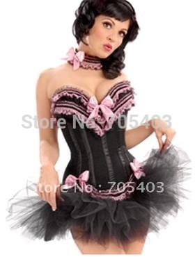 Lingerie on Qualit Ts W Sche Unterw Sche Moulin Rouge Kost M Schwarz Rosa