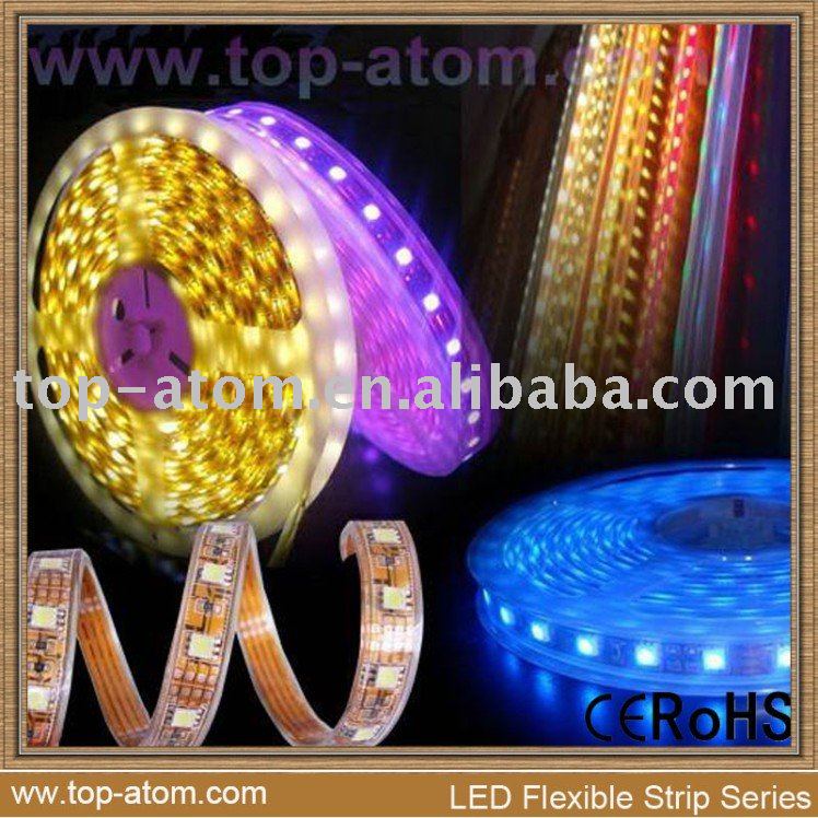 SMD 5050 12V 36W/72W RGB color 30/60 leds/meter no-waterprool LED flexible strip light(China (Mainland))