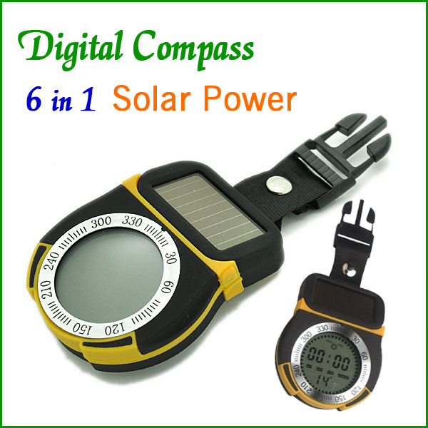 Купить 6-в-1 солнечной энергии многофункциональный цифровой альтиметр ...