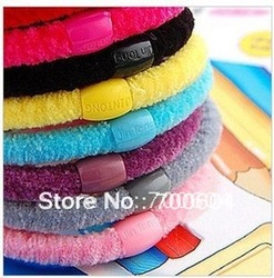 Fashion Kids/Girl Elastic Hair Jewelry Rope Ties Ponytail Holders Hairband,10pcs/lot, Factory Supply(China (Mainland))