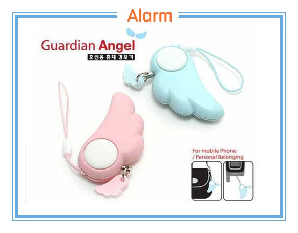 free shipping burglar alarm angle wings alarm Anti rape device Mobile phone anti lost alarm 5pcs