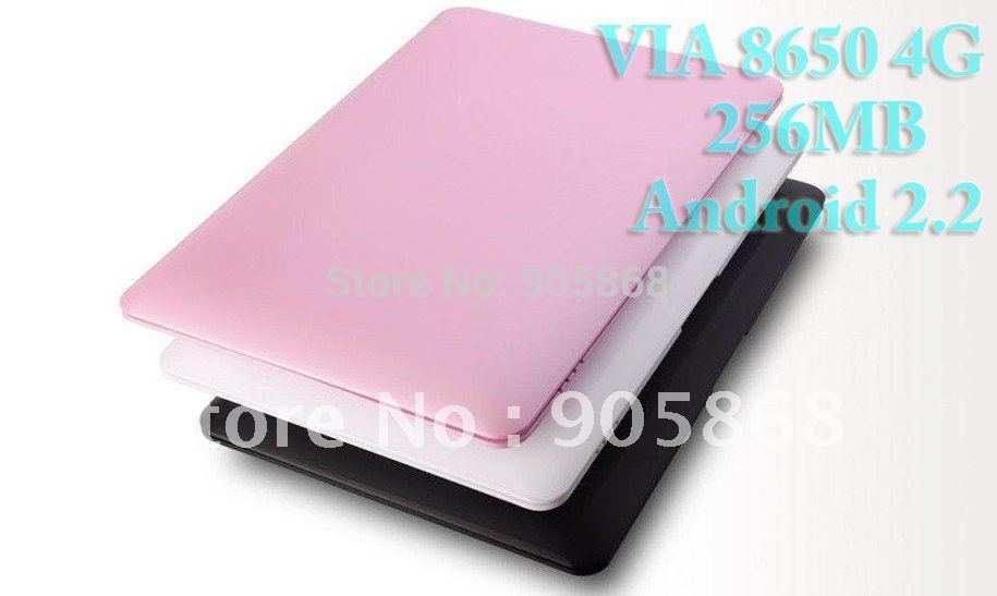 CV computer VIA8650 Android 2 2 4G 256MB 10 WiFi mini computer laptop Netbook