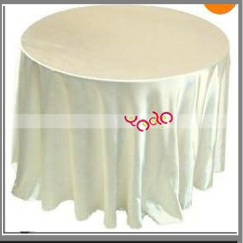 Free Shipping Brand New Wedding Party Round Tablecloths Satin 