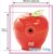 Manual Pencil Sharpener Red Apple Children Cartoon, 0659 Apple  school, New style,hot, 2011+free shipping