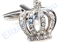100%High Quality Crown Crystal Cufflinks,Best Man Cufflinks,Fashion Jewelry Sliver Mens Cufflinks for Wedding Dress Mens Shirt
