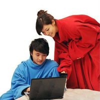 Warm Blanket with Sleeve Fifth generation washable Lazy Pajamas Robe home bedding Winter watch TV High Quality Blanket