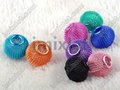 Fashion Mixed Color 18mm Basketball Wives Mesh Bead Spacer Beads Fit Charm Bracelet Earrings 100pcs [bd2*100]