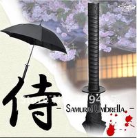 Wholesale ,50pcs Japanese Samurai Ninja Katana Umbrella Black Mito Umbrella Umbrella Samurai Sword