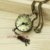 Free Shipping! Wholesale 20pcs Antique Glass Pocket Watch With Chain P085