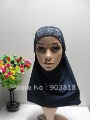 122111 2-pcs set embroidered higabs with diamond,muslim scarf,islamic scarf,hijab,arabic scarves