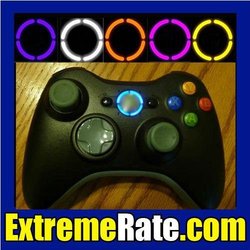 For Xbox 360 Controller Ring of Light Led Mod Kit 7 Optional Colors + Free Shipping(China (Mainland))