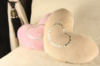 Free shipping hot sell 45*33 cm shell splinter embedded coral fleece cushion/high performance super soft casual cushion/pillow.