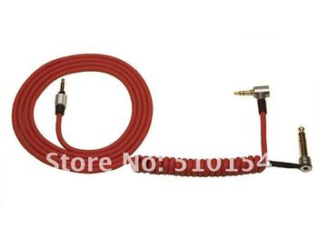 DHL Free Shipping 50pcs/lot 3.5mm to 6.5mm Headphone Replacement Stereo Audio Cable
