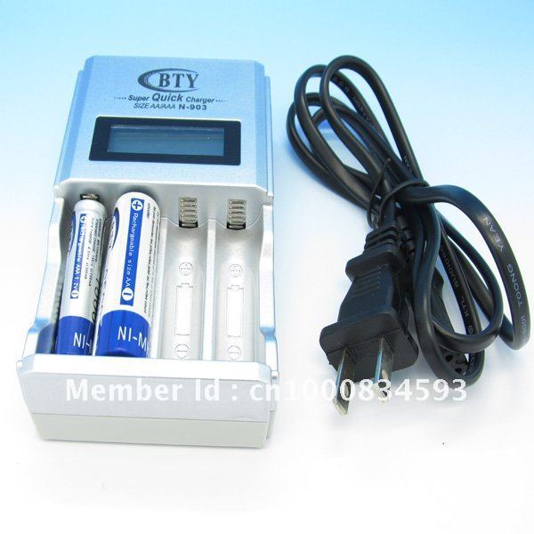 AA AAA Ni-Mh Ni-Cd Rechargeable Cell Battery Fast Quick Speed Smart 