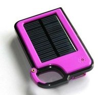 portable solar charger with 1450mAh good quality solar panel,different color for your choice