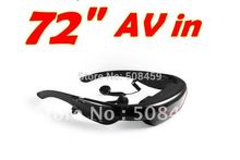 consumer electronics/ entertainment products/eyewear video glasses with 432*240 resolution   + DHL Free Shipping