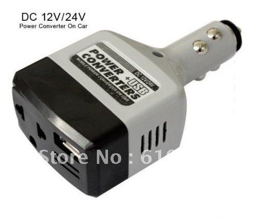 220V AC Outlet Into A 12V DC Socket Adapter -