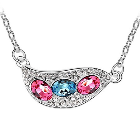 7295 fashion new 2013 Austrian crystal necklace marriageable age Free shipping