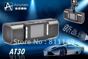 AT30 Car DVR video recorder with MP3, 140D lens, HD1080P 5.0M pixel HDMI 4x Digital Zoom, Free Shipping