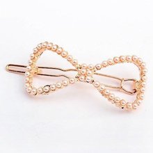 High Quality Pearl Butterfly Bow wedding hair pins Jewelry Wholesale cRYSTAL sHOP