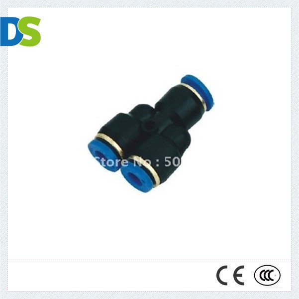 Hot sale Pneumatic fittings connector SPN series different diameter union "Y"(China (Mainland))