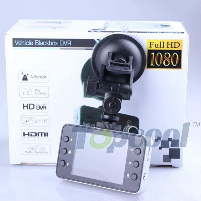 Free shipping original Novetak K6000 Car camera recorder with HD 1920*1080P 25 fps+G-sensor+giving HDMI cable car registrator(China (Mainland))