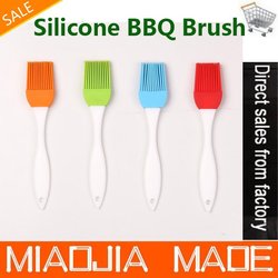 Free shipping 8PC/ lot Silicone Basting Cooking Pastry Brush Kitchen heat resistance silicone BBQ brush Size:18*3.3*1.1cm(China (Mainland))