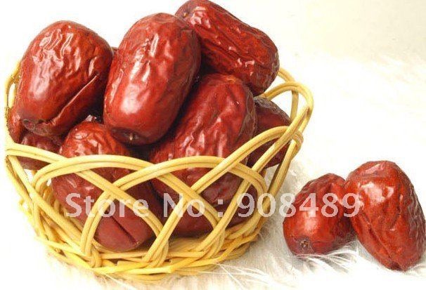 Free Shipping 500g red date 6 star nutritious food dried fruit Leisure snacks healthy