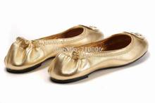 Famous brand TO woman dancing shoes Genuine sheepskin Ladies Ballet Flat Shoes free shipping