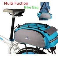 Multifunction  Bicycle Pannier bag Cycling sport bag Rear Seat Bag   +Free shiopping