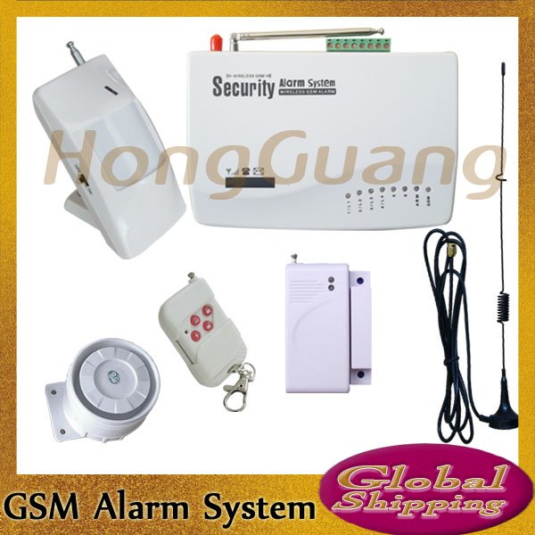 315MHz 900 1800 1900Mhz Tri Band Voice Wireless GSM SIM Card Home Security Burglar Alarm System