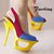 2012 Free Shipping Kvoll Two Colors Ladies Fashion Sexy High Heels Shoes Sandals Wholesale drop ship LADYGAGA