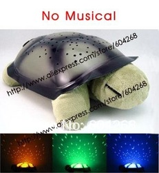 Free shipping Twilight Turtle Night Light Stars Constellation Lamp With Retail Box,3pcs/lot(China (Mainland))