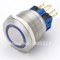 2NO2NC Momentary vandal resistant Push Button L25 (Dia.25mm) Ring illuminated Stainless steel