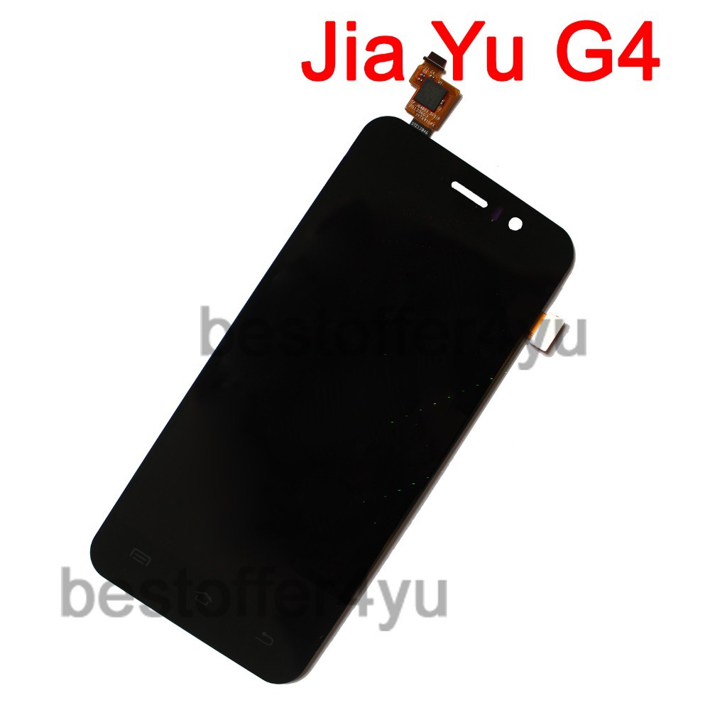 100 original jiayu G4 touch Screen Digitizer LCD display screen for jiayu G4 cell phone black