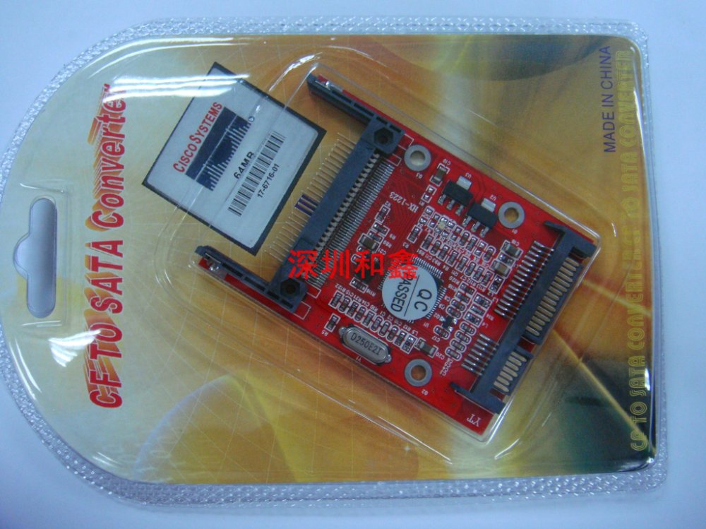 Купить CF compact flash тип i / ii к sataпоследовательный адаптер в