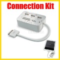 New 5 in 1 HUB USB SD Card Reader Camera Connection Kit for iPad or iPad 2 3