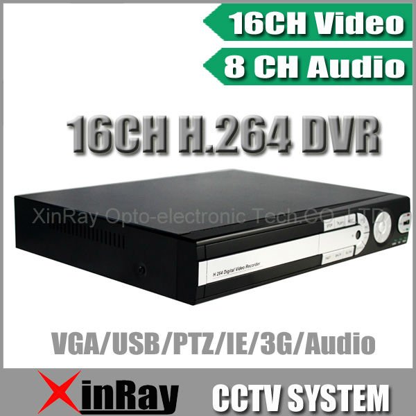 16CH Real time CCTV Standalone DVR 16CH Video and 4CH Audio support Remote Viewing by Network