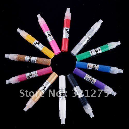 Order: 1 piece ... Free shipping UV Gel Acrylic Design 3D Paint Nail Art Pen