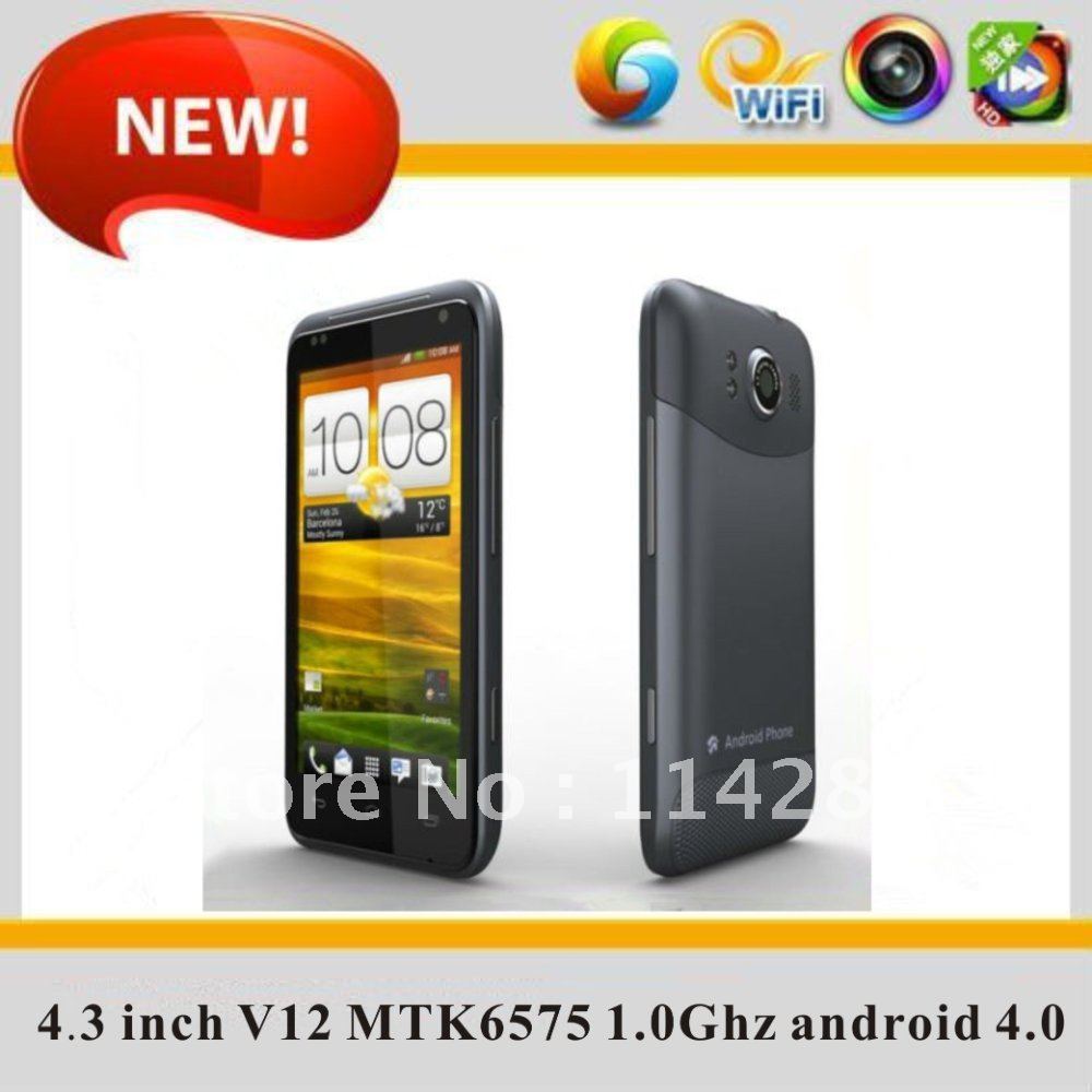 2012 NEWEST V12 MTK6575 4.3'' capacitive screen cell phone Android 4.0 with ... 2012 NEWEST V12 MTK6575 4.3'' capacitive screen cell phone Android 4.0 with ...