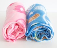 Wholesale Hot Sell Lovely Design Pet Dog Cat  Prints Fleece Couture Blanket Mat New 3design 4 color Paw print