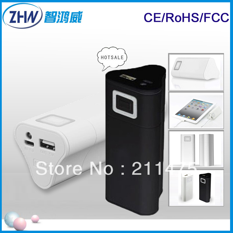 Unique triangle design, free your hands while enjoying movies. 6600mAh 5V/1A Portable Power Bank Charge(China (Mainland))