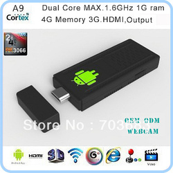Google Dual Core Processor RK3066 1.6GHZ A9 DDR3 wifi android 2.2 smart tv box external hdd media player recorder multimedia rec(China (Mainland))