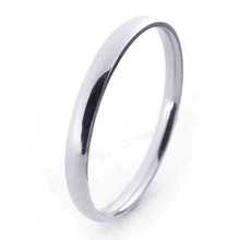 Fashion Women Men Jewelry Stainless Titanium Steel Rings 2mm Wide Narrow Mirror Polish Circle  Wedding Engagement Rings 21272