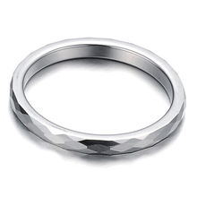 4MM Lady Mens Tungsten Ring Multi Faced Wedding Band Promise Gift New W Box