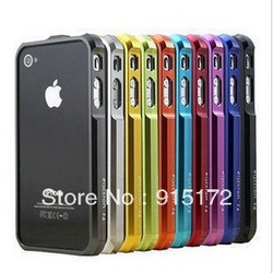 1pc Vapor4 Metal Bumper For iphone4 4S, Aluminium Case For iPhone 4S 4G, HK Post Free Shipping (PI0200030)(China (Mainland))