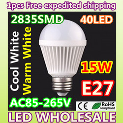 Free ship 1X Bubble Ball Bulb AC85-265V 6W 9W 12W15W E27 High power Energy Saving LED Light Bulbs Lamp Lighting Warm/Cool White(China (Mainland))