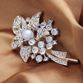 Min order is20$(Mixed order)Popular trendy brooch  Free shipping High quality flower  brooch promotional decoration